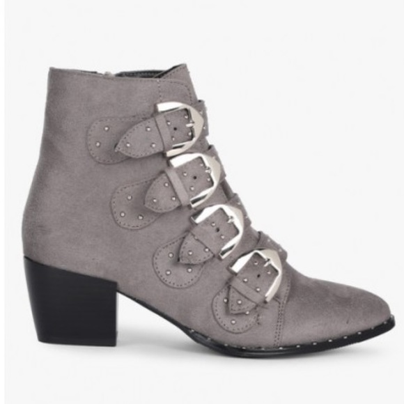 Asos Truffle Collection studded buckle boots, 9 - Picture 5 of 9